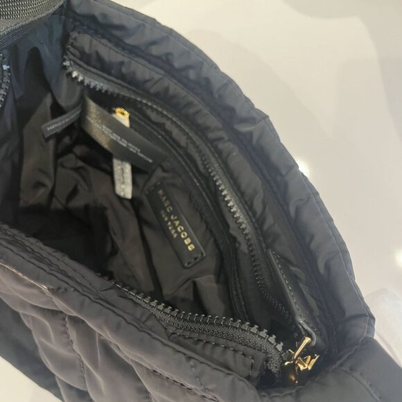 NWT Marc Jacobs Quilted Nylon Crossbody Bag H107M06SP21 Black - Picture 9 of 15